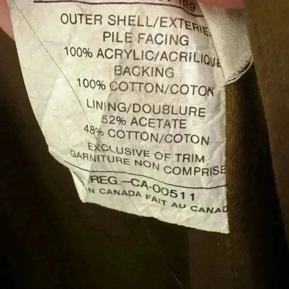 De ball stunning brown chevron faux fur coat. Well made and very good c… - Picture 6 of 10